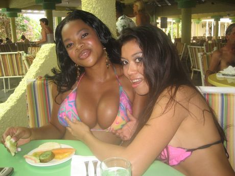 girls get nuts on holiday