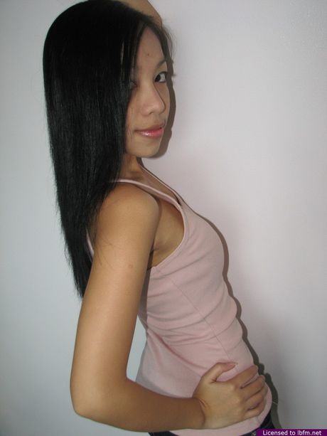 This hot girl strips for us and unveils all the private parts of her superb body