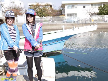 Nonoka Kaede and Sena Sakura AV Productions Fishing Competition
