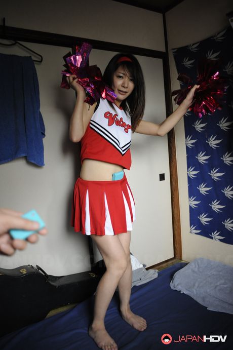 Tomomi Matsuda is a cheerleader fucked like crazy