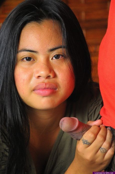 Amateur Asian girl with small tits and a perfect booty strips and fucks