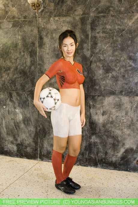 Perfect Asian babe Emiko shows off her big juggs and her delicious pussy